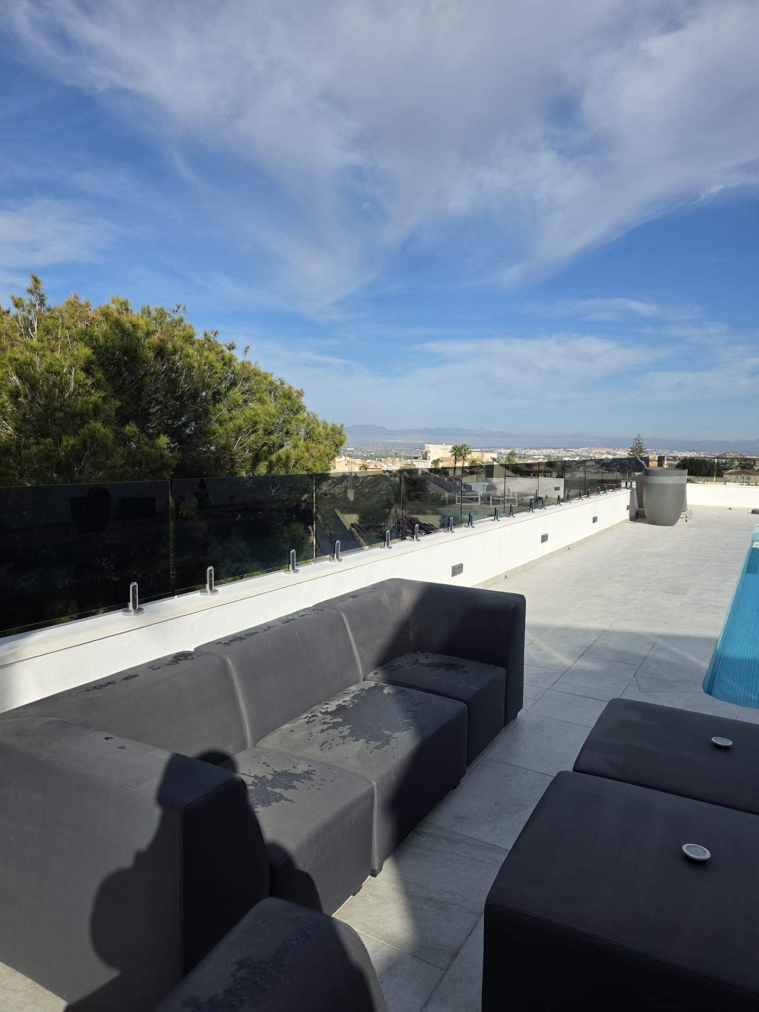 Glass balustrade installation La Marquesa November 2025 - view 2