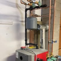 Completed heating system project