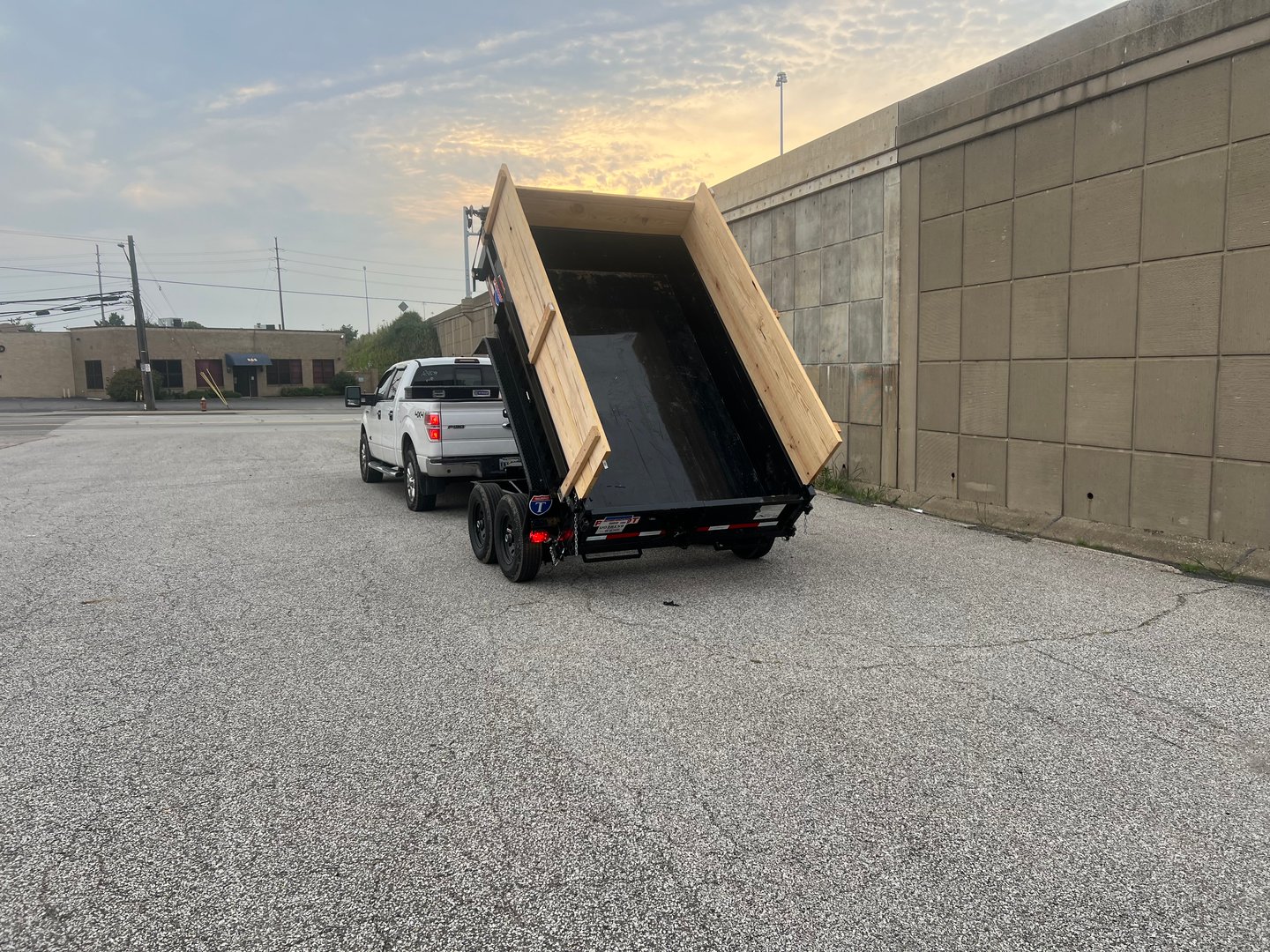 Junk removal trailer