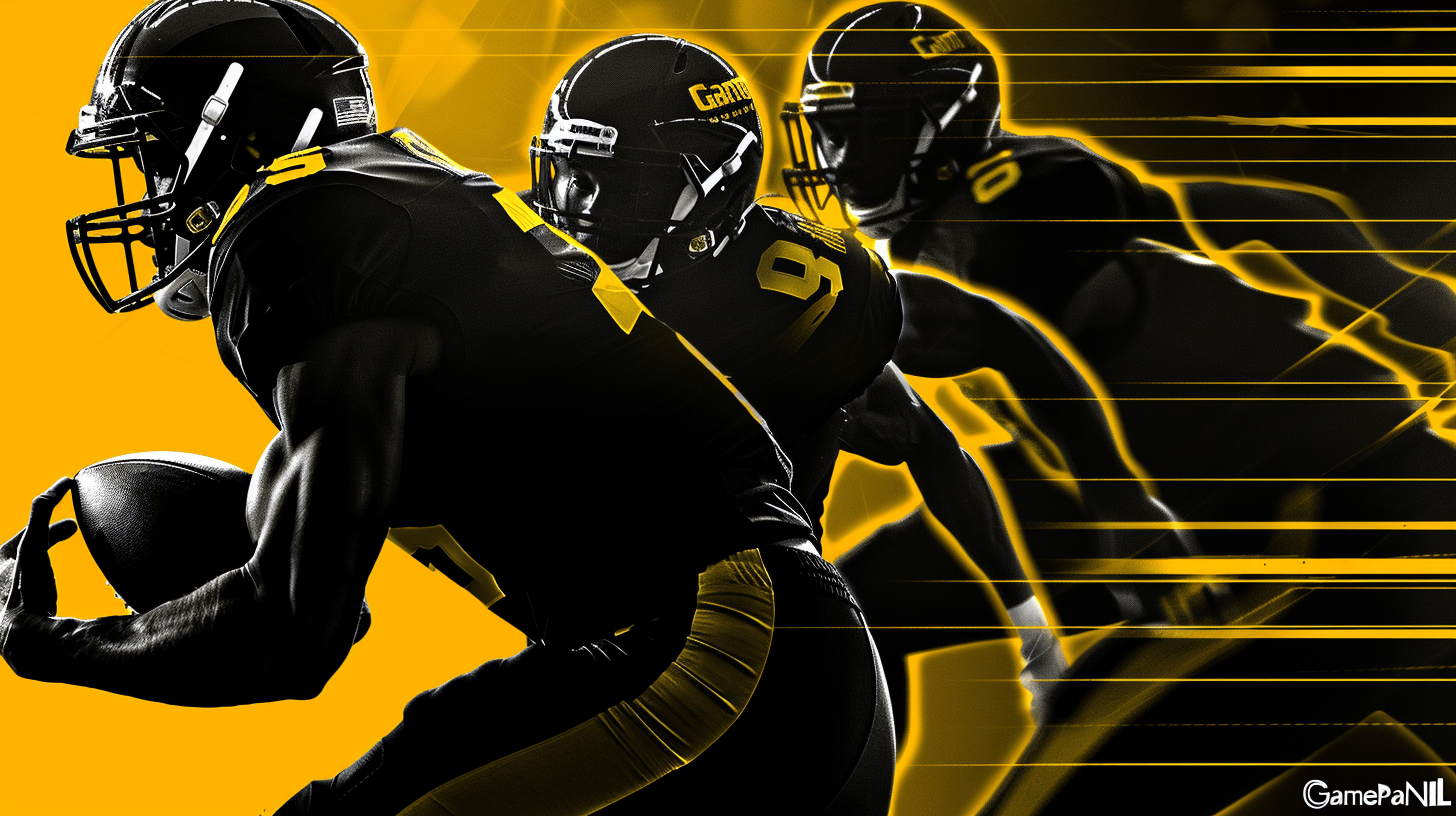 Swimmer breaking through