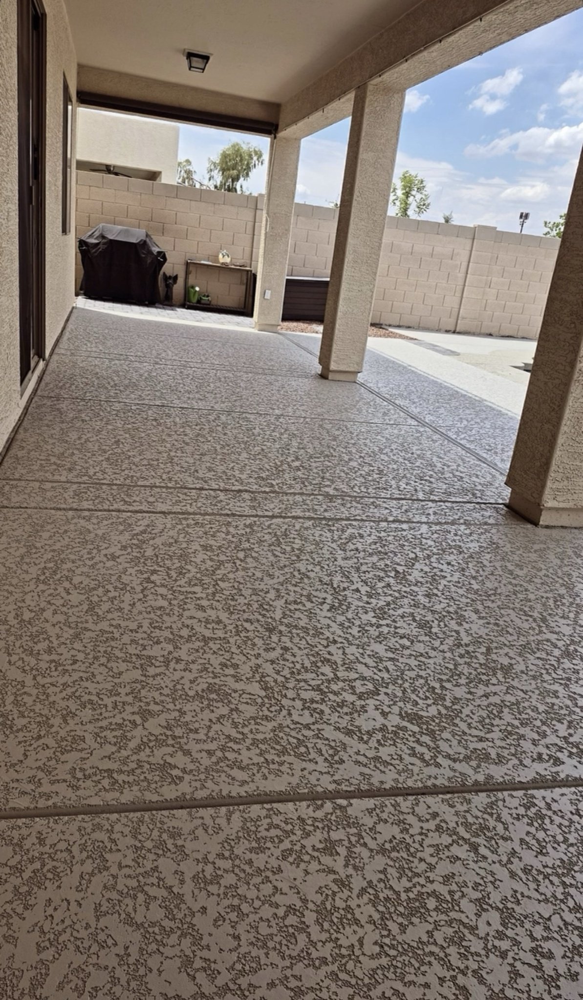 Concrete deck coating project