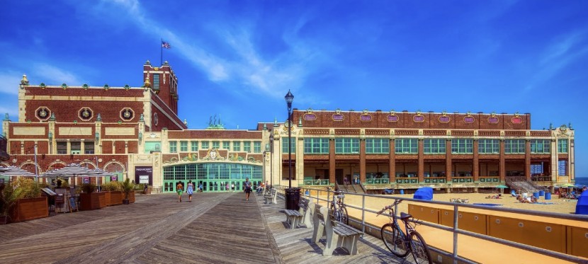Asbury Park New Jersey beach boardwalk