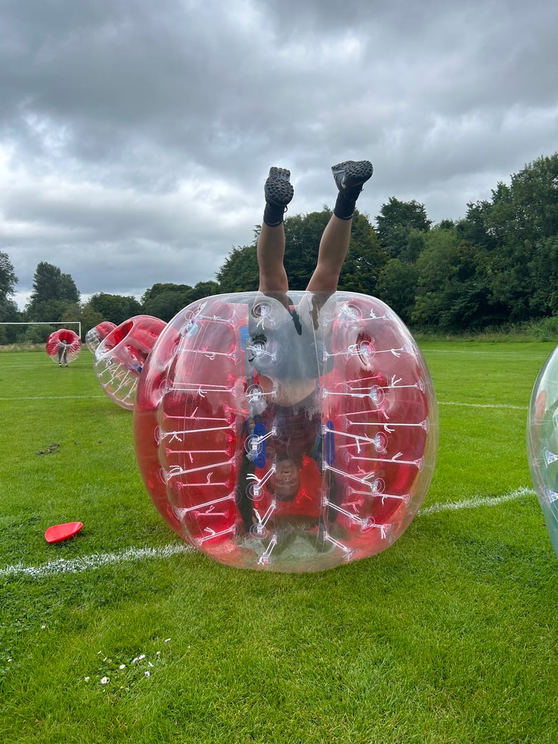 Real Bubble Football Action