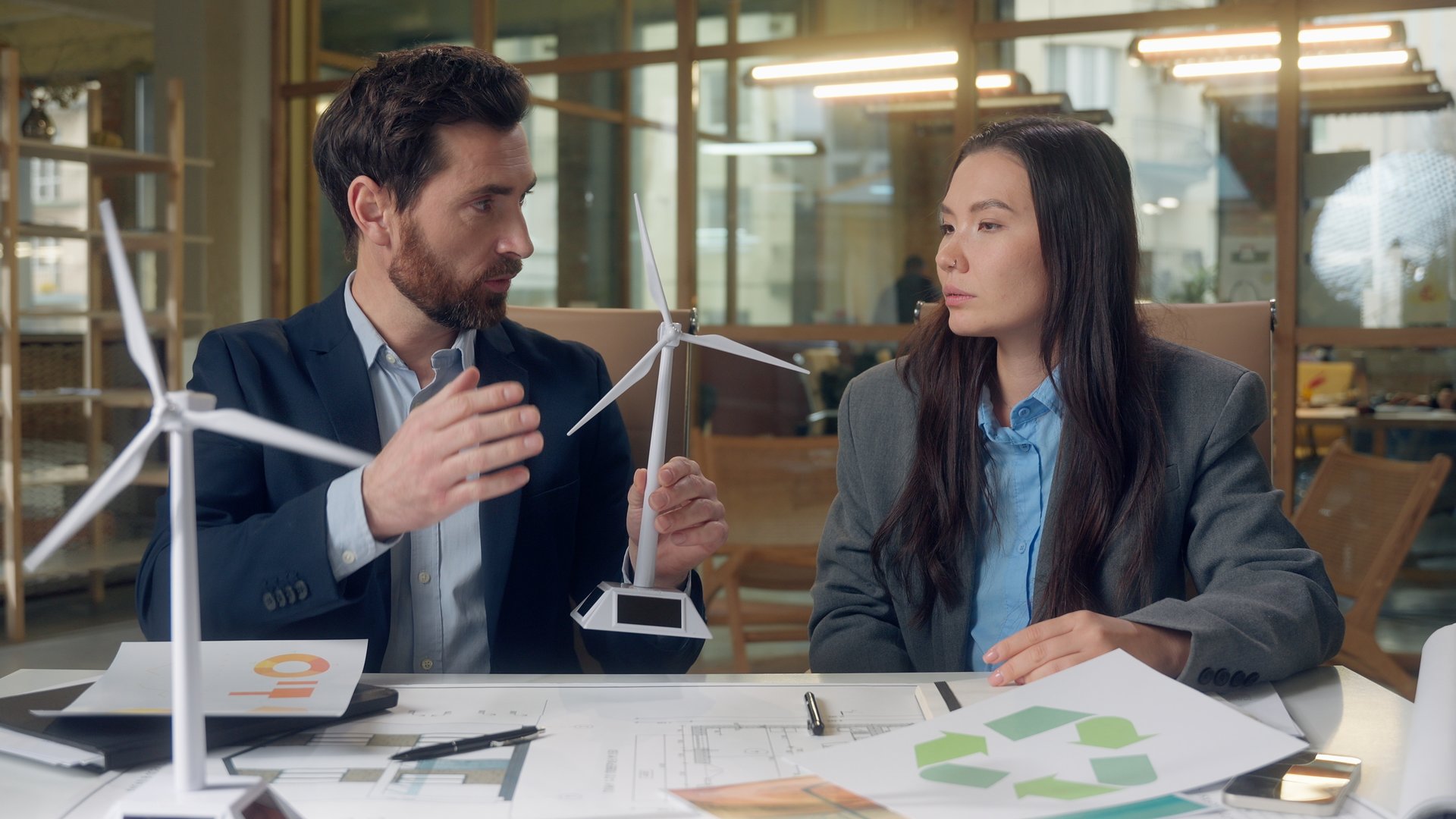 Sustainable solutions and green innovation team planning