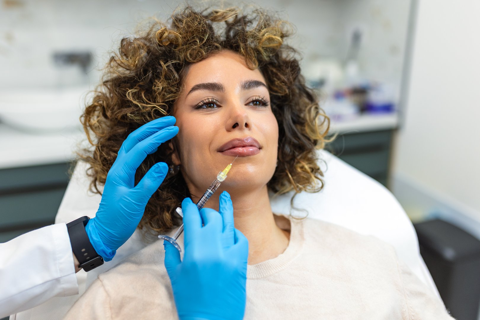 Aplicación de ácido hialurónico