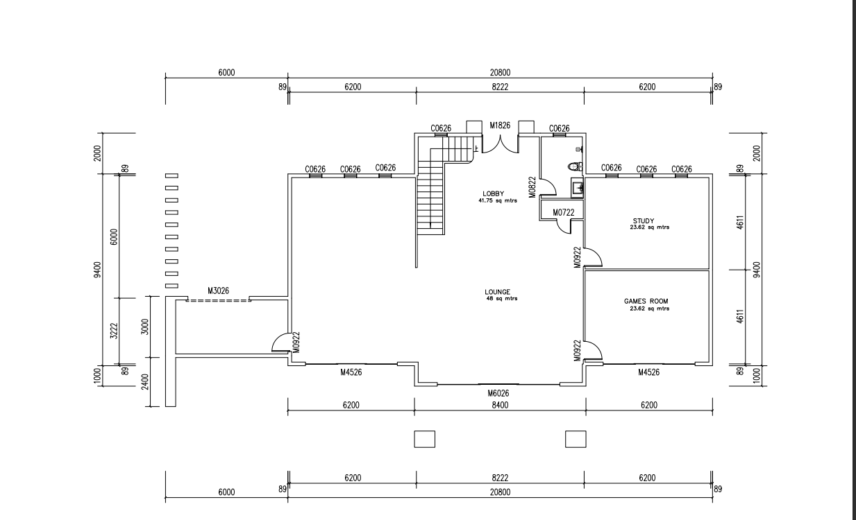 Villa Skyline Ground Floor Plan
