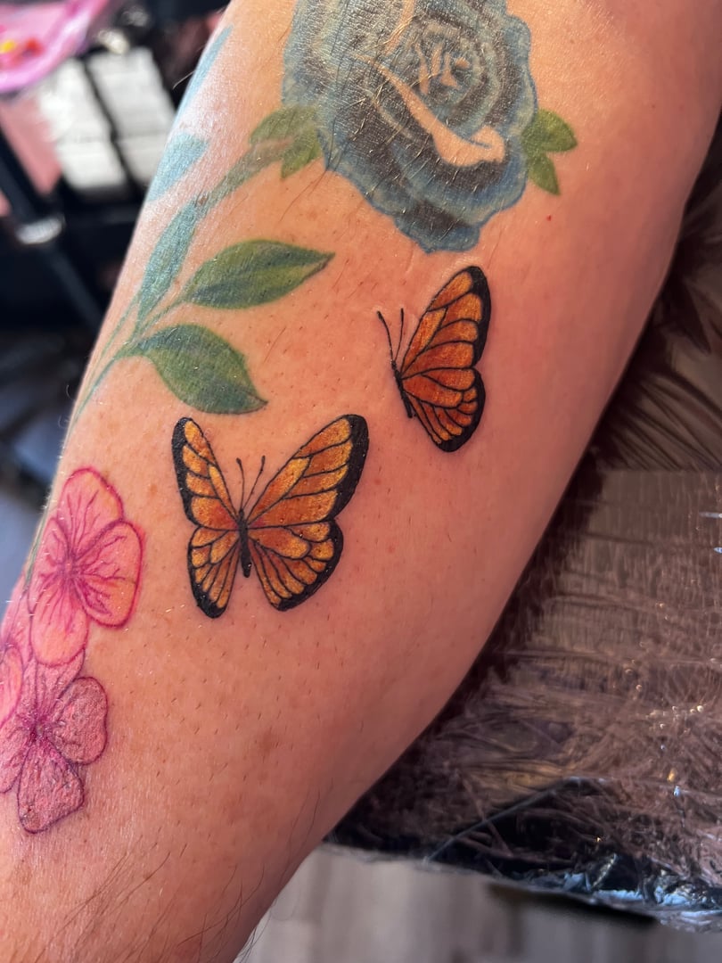 Chloe's tattoo work