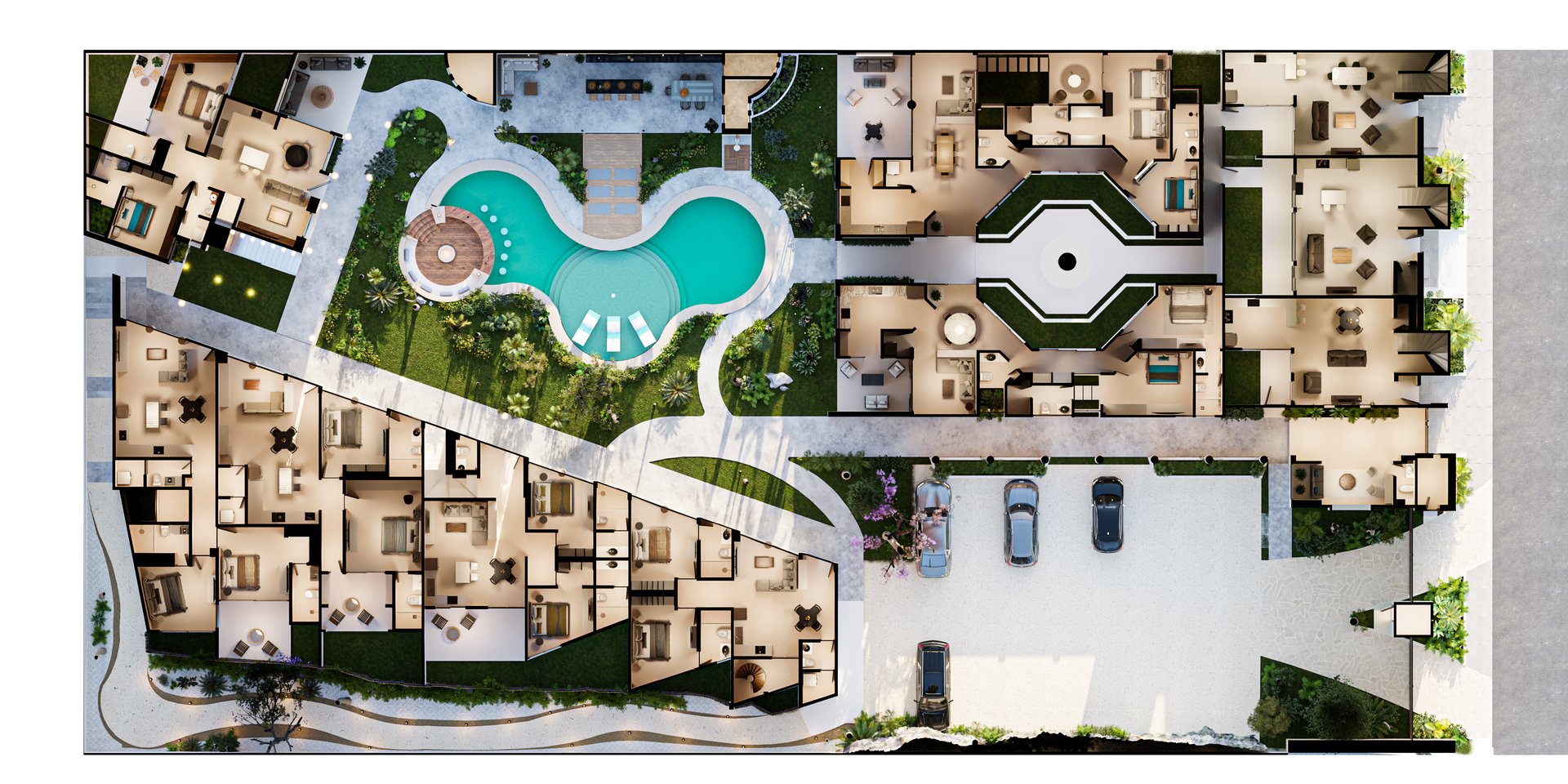 Planta baja del proyecto Laurel