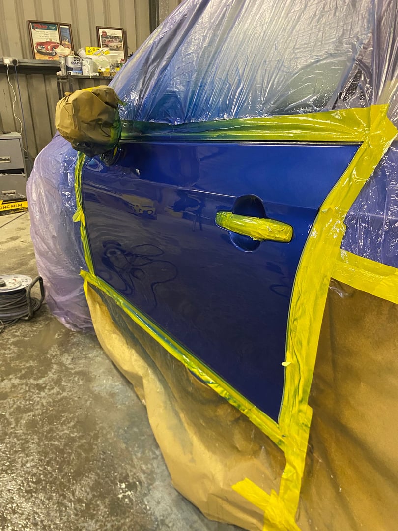 Car paintwork restoration