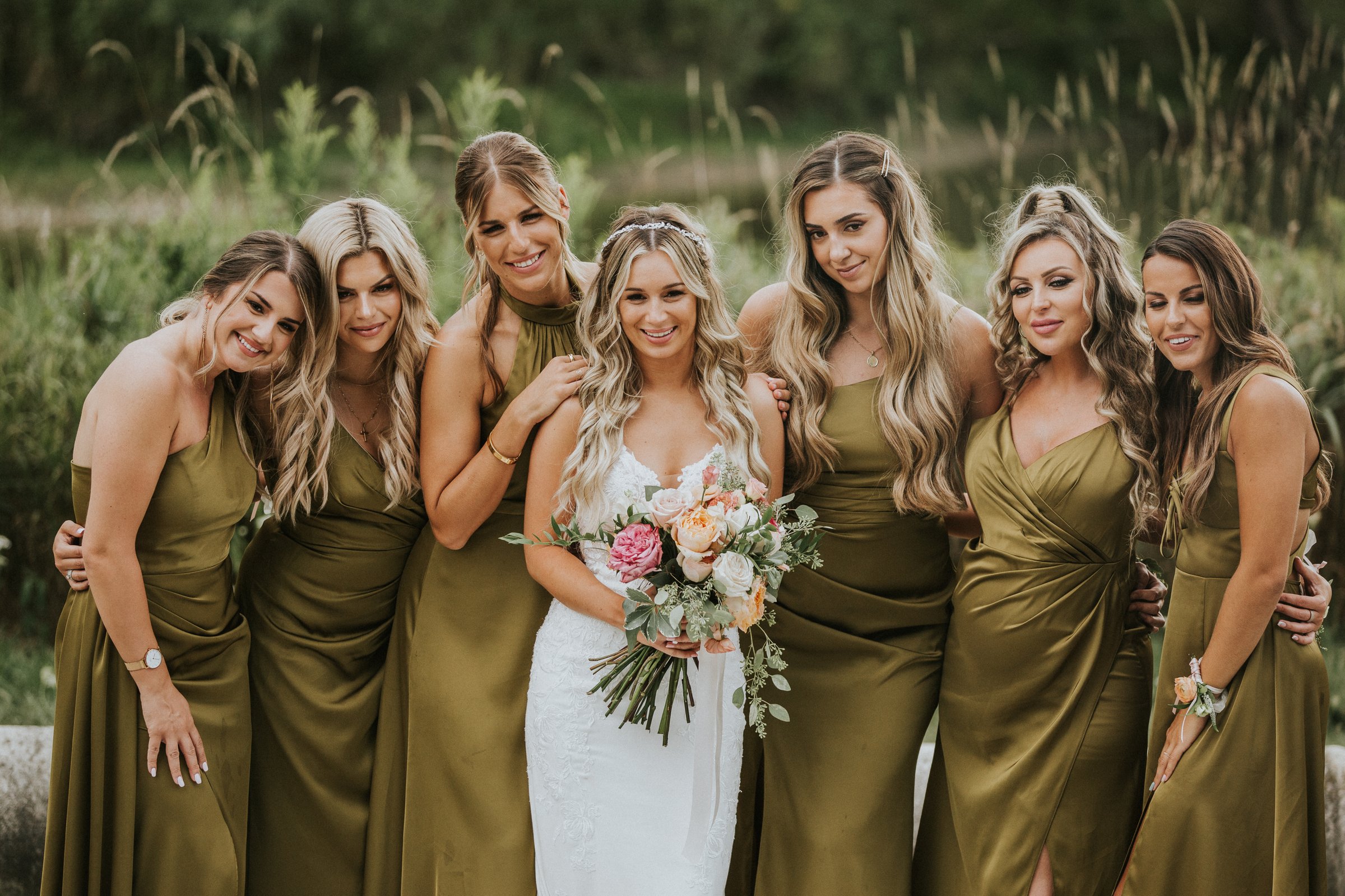 Beautiful wedding couple celebrating their special day at Veslo Wedding Venue