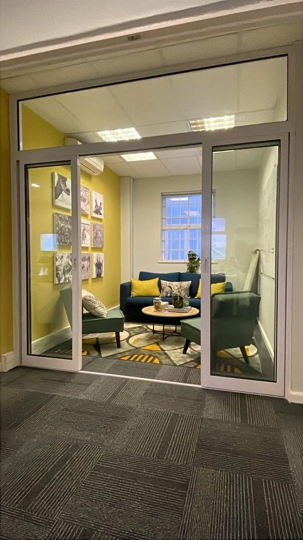 Premium aluminium door system installation