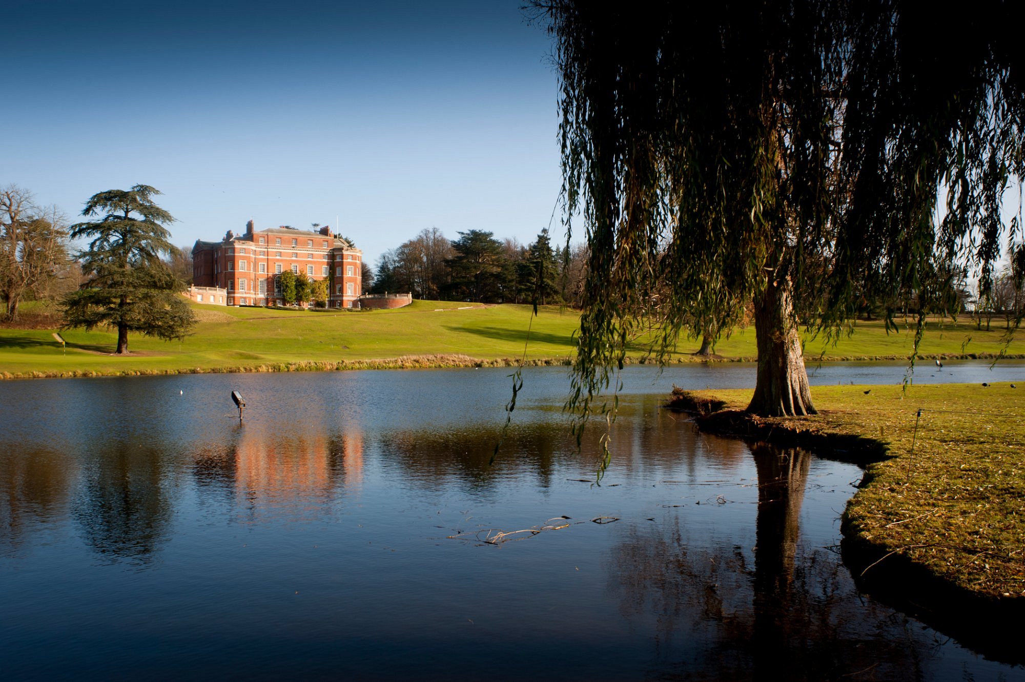 Brocket Hall golf course hole detail championship layout Hertfordshire