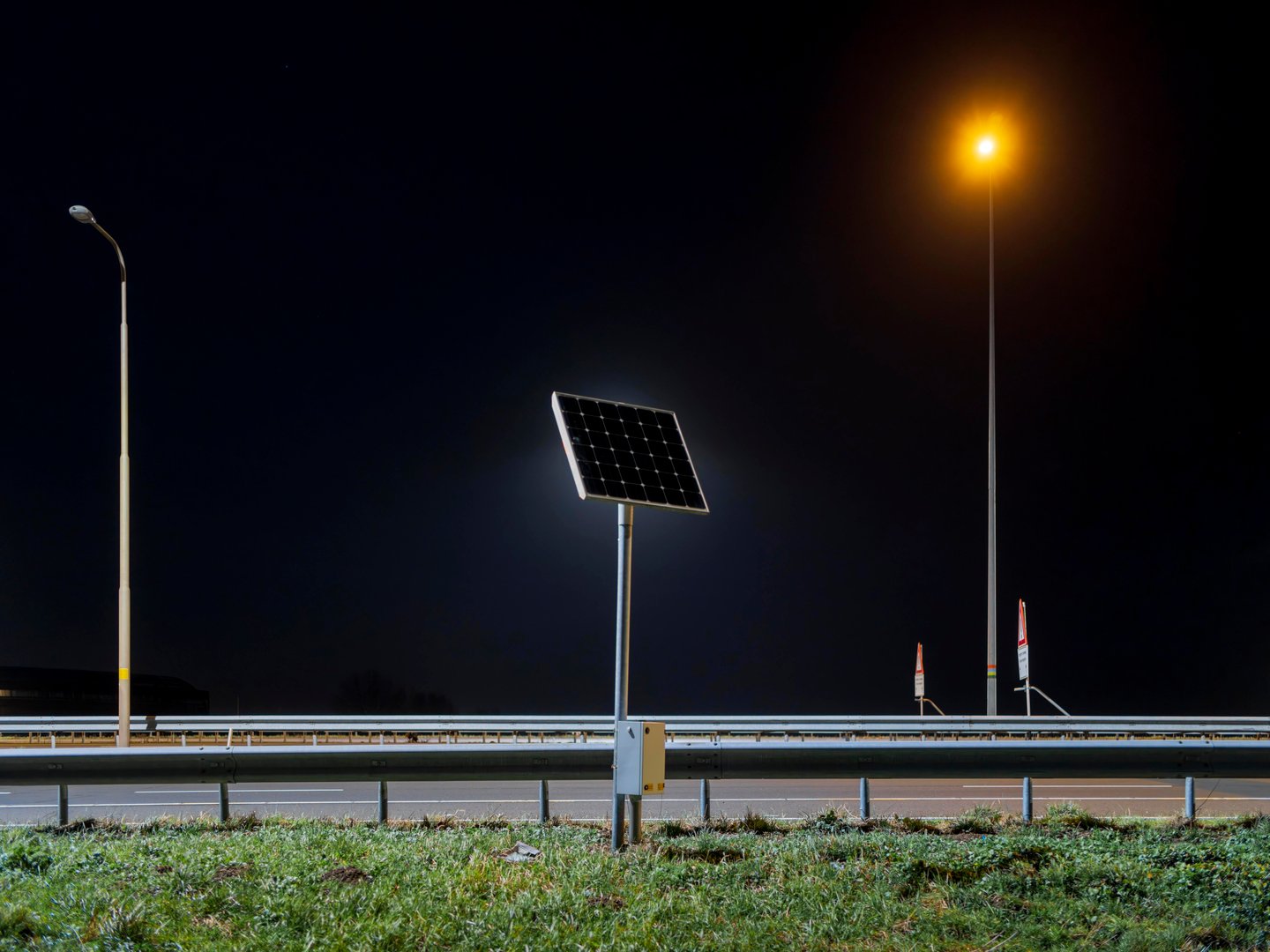Instalación vial solar