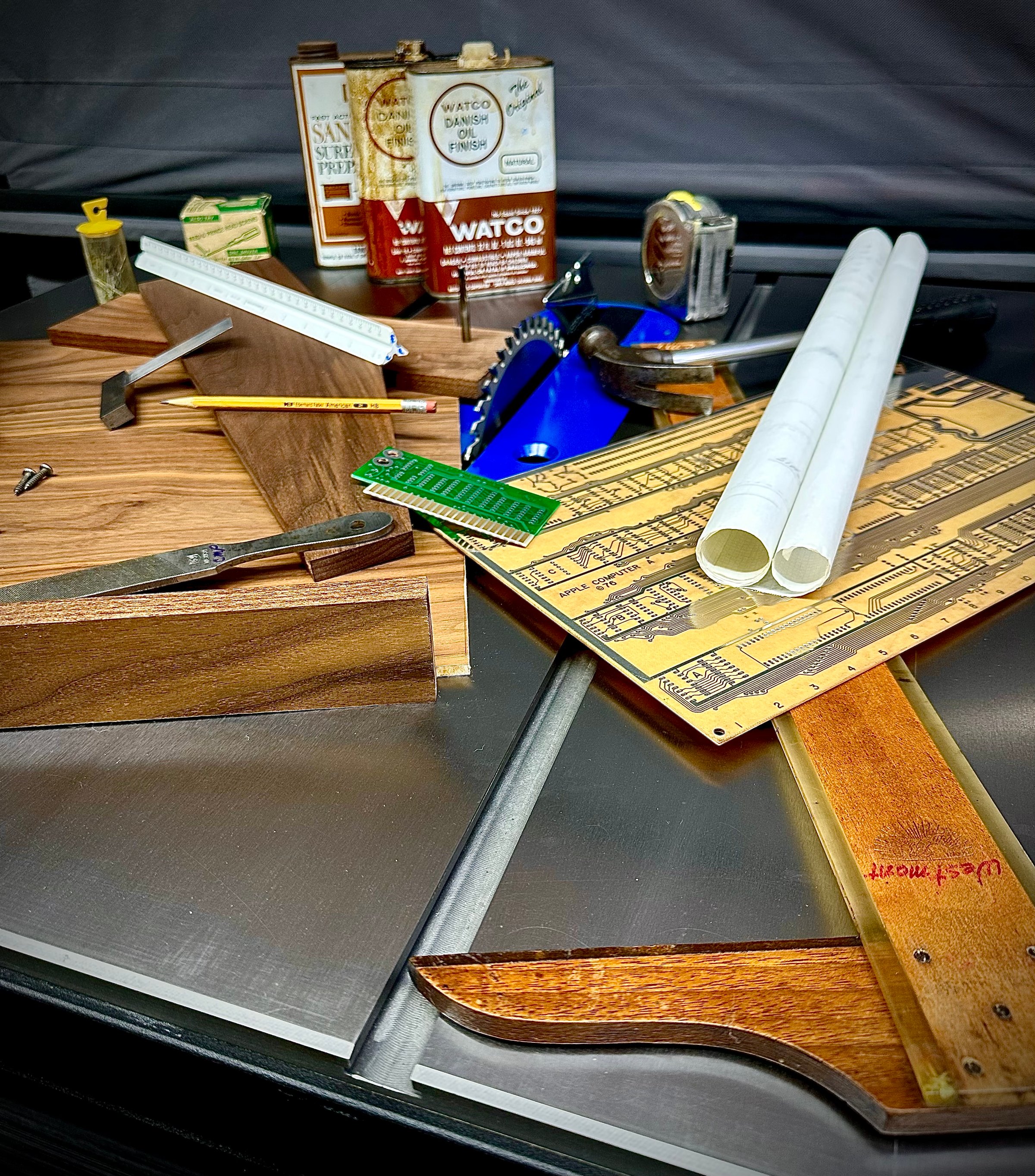 Custom wood computer case