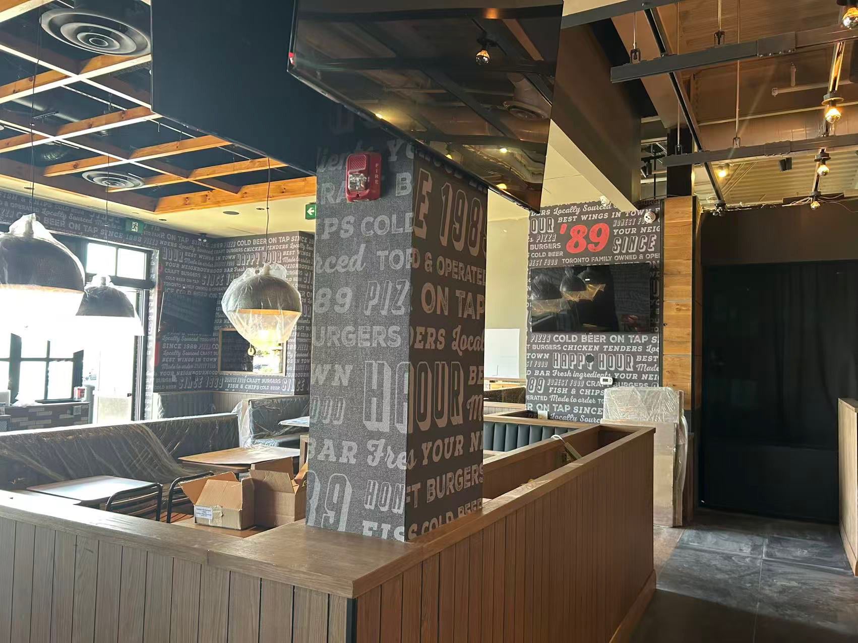 Gabby's Kitchen + Bar restaurant construction progress