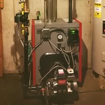 Completed heating system project