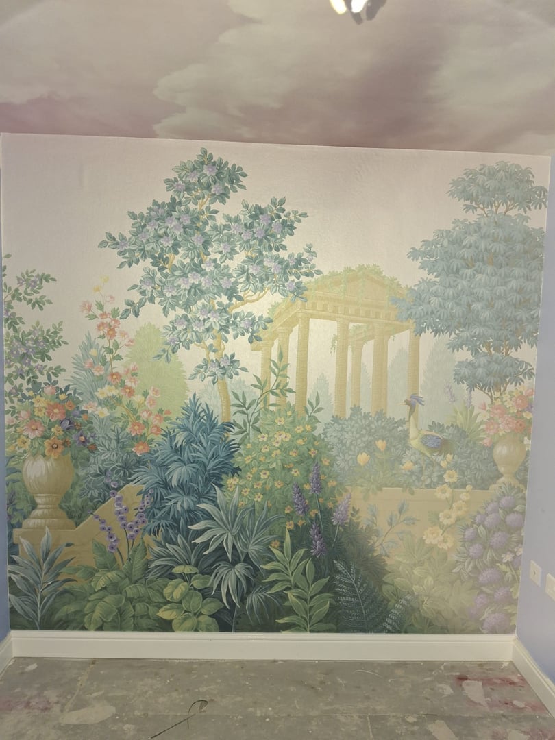 Professional painting and decorating work