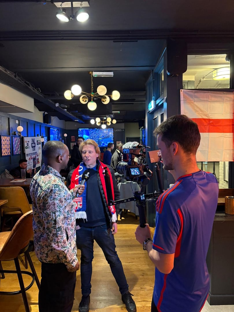 Interviewed by French TV Lyondeners