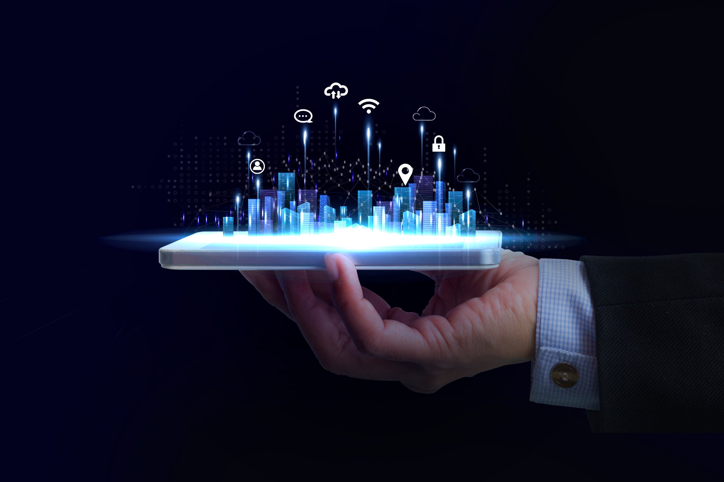 Artificial Intelligence, Futuristic, City, Technology