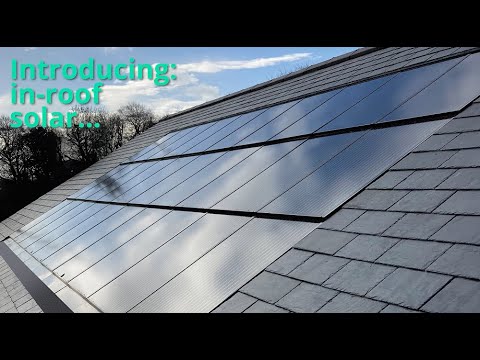 Solar roof tiles installation