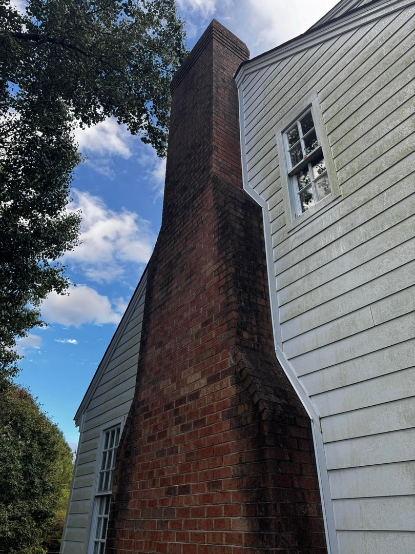 Power washing before