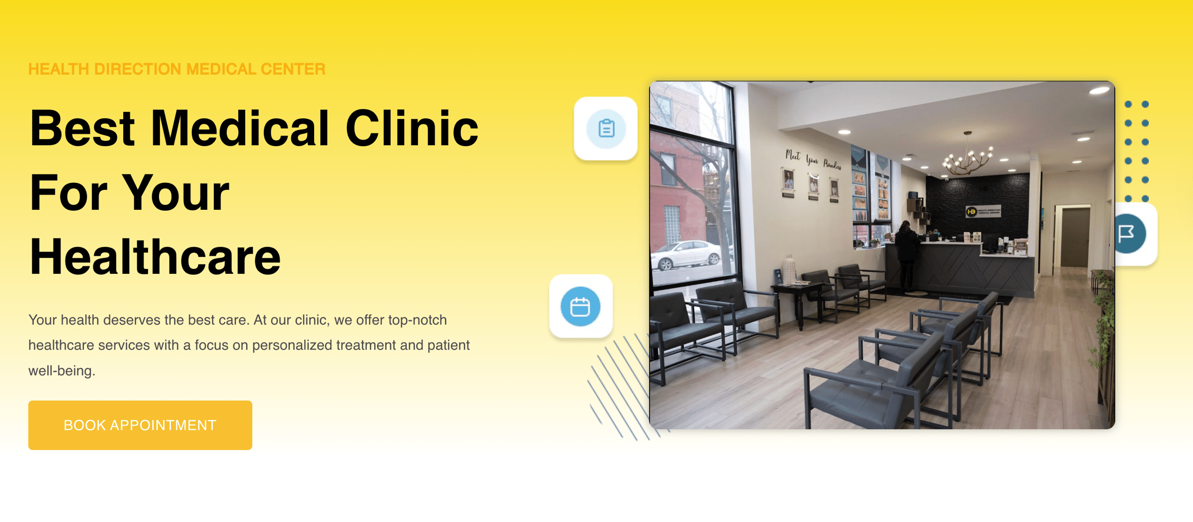 Medical Center Website - Homepage