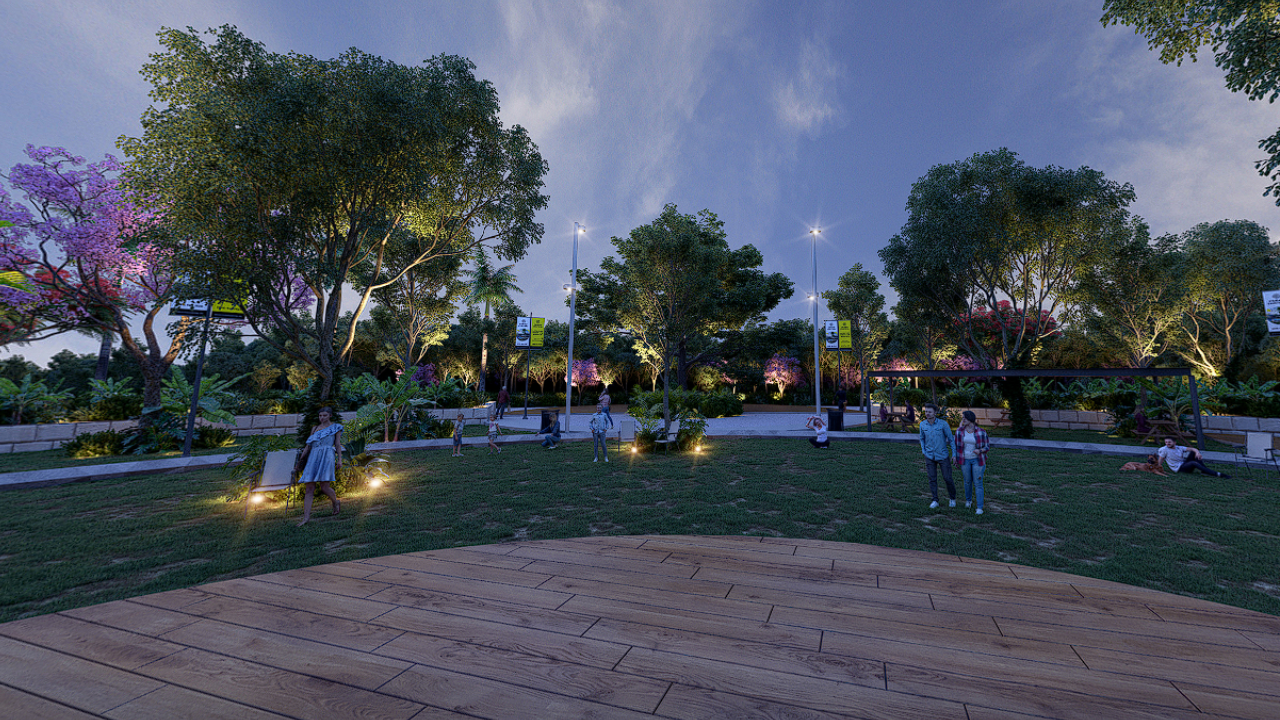 Sendero Peatonal Ciudad Central Progreso