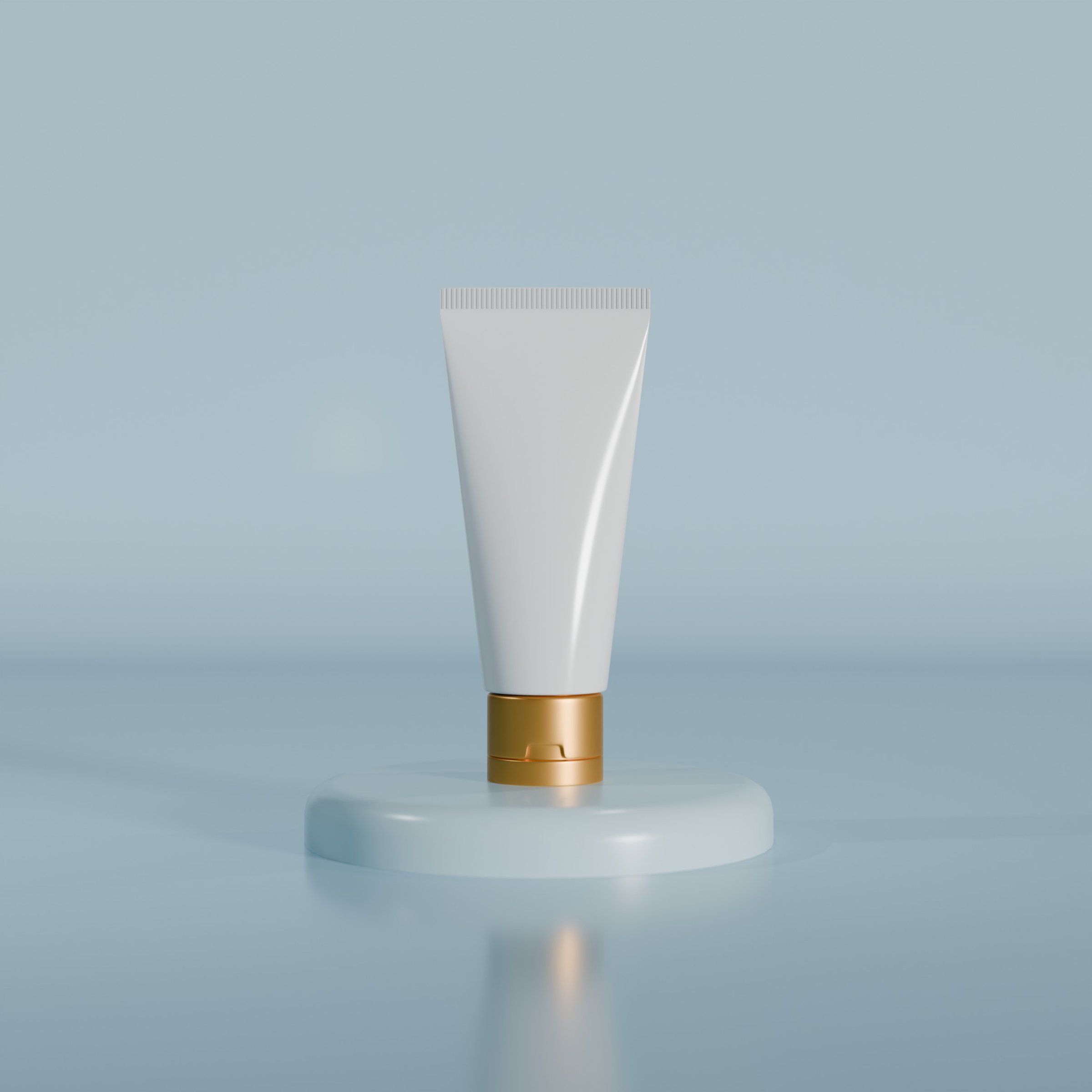 3d Cosmetic tube mockup image