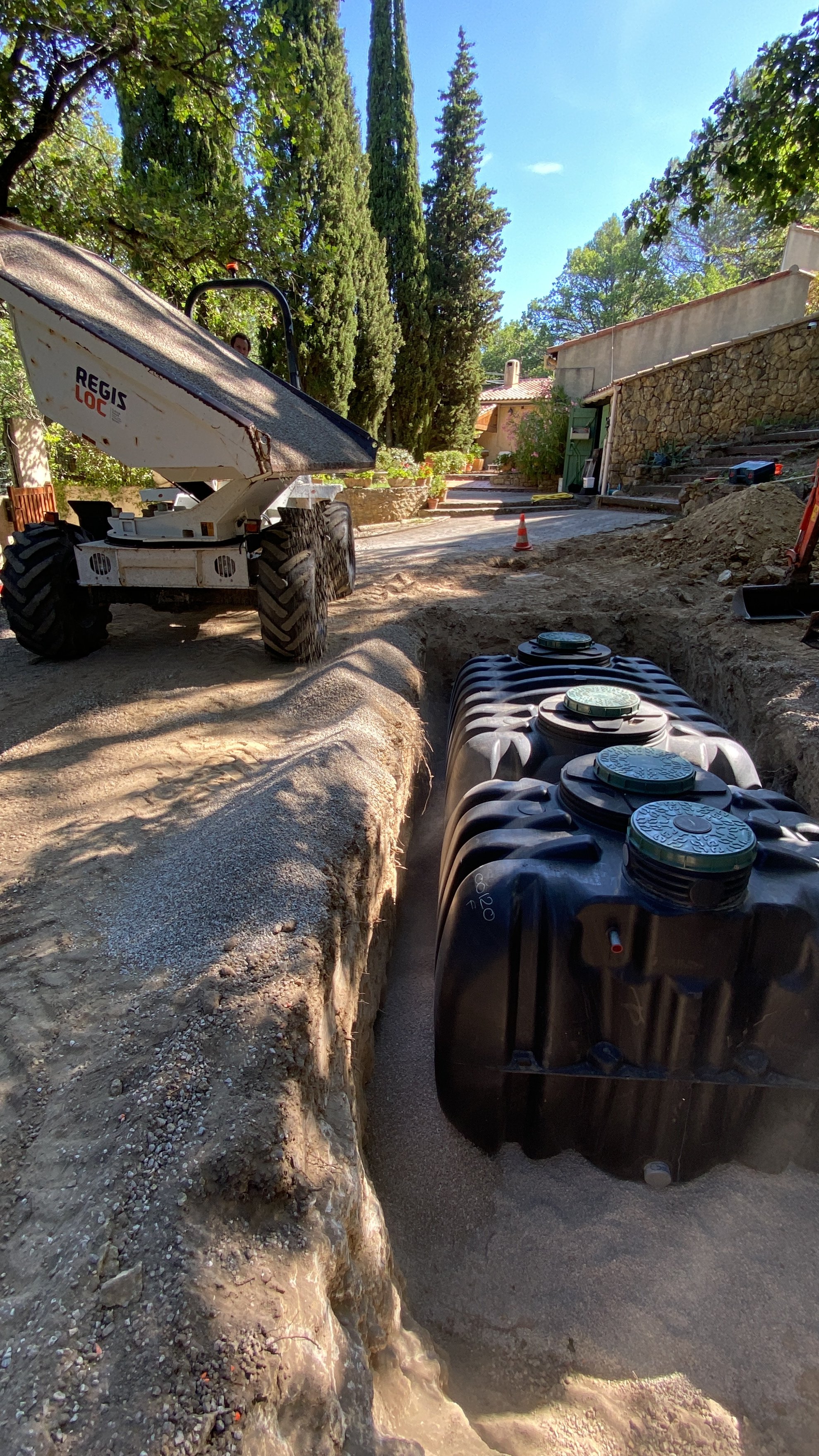 Travaux d'assainissement professionnels