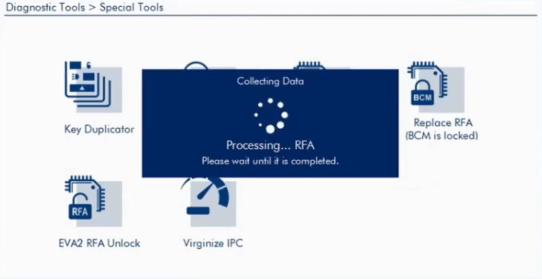 Lock50 SW28 RFA replacement special function when BCM is locked - also used to erase keys if RFA unlocked