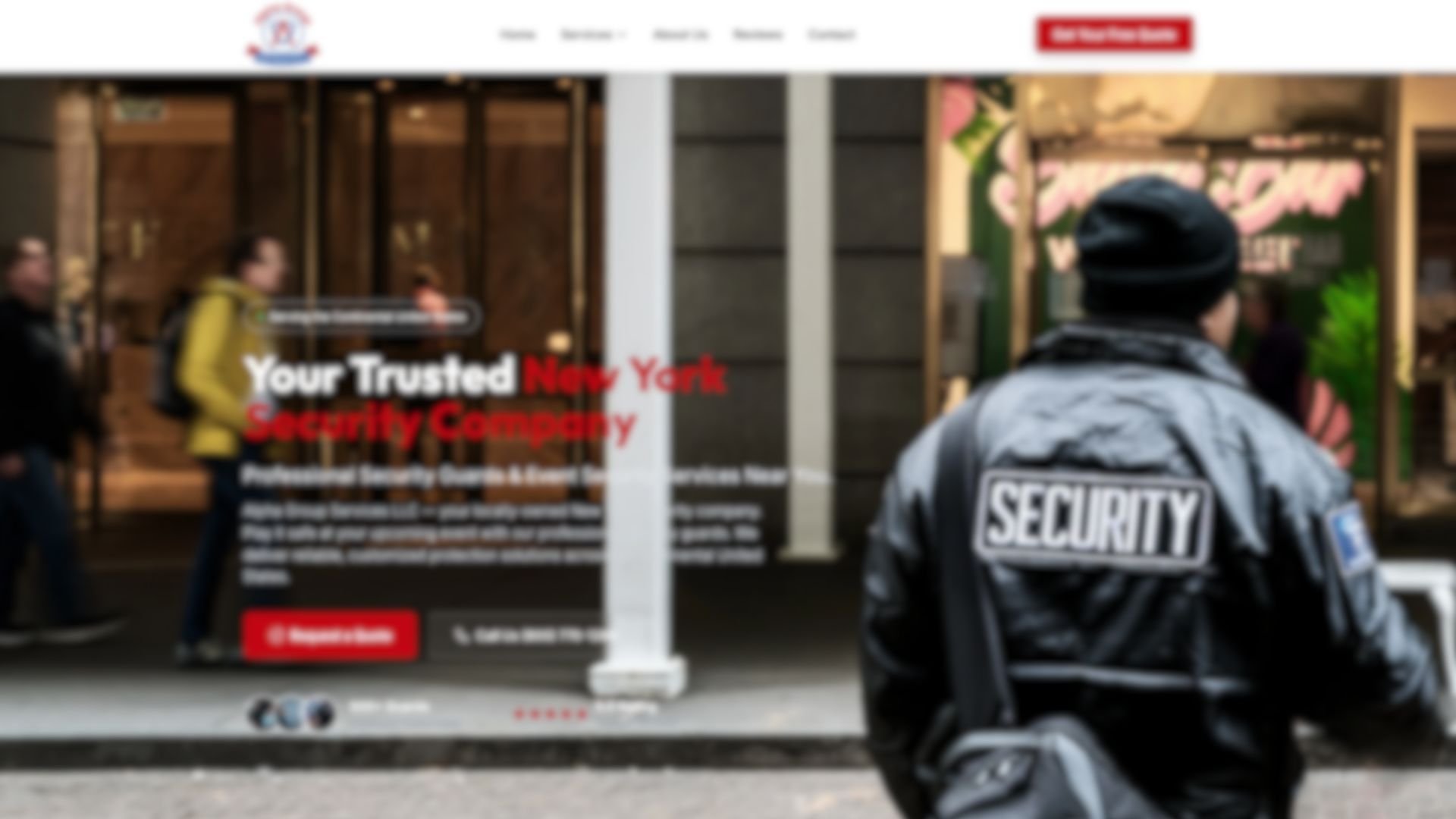 Alpha Group Services website