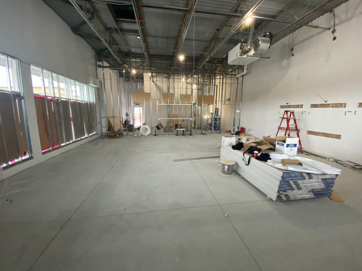 One Plant Cannabis Dispensary structural work construction photo