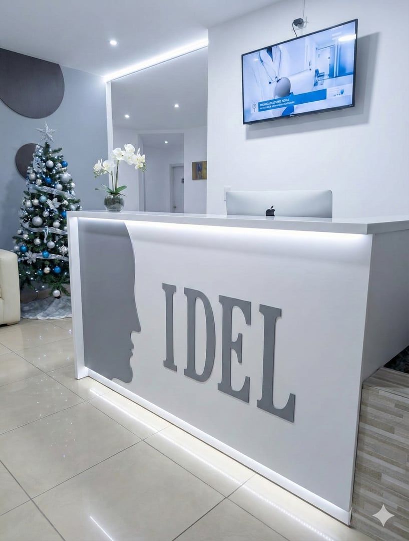 Professional dermatology clinic interior