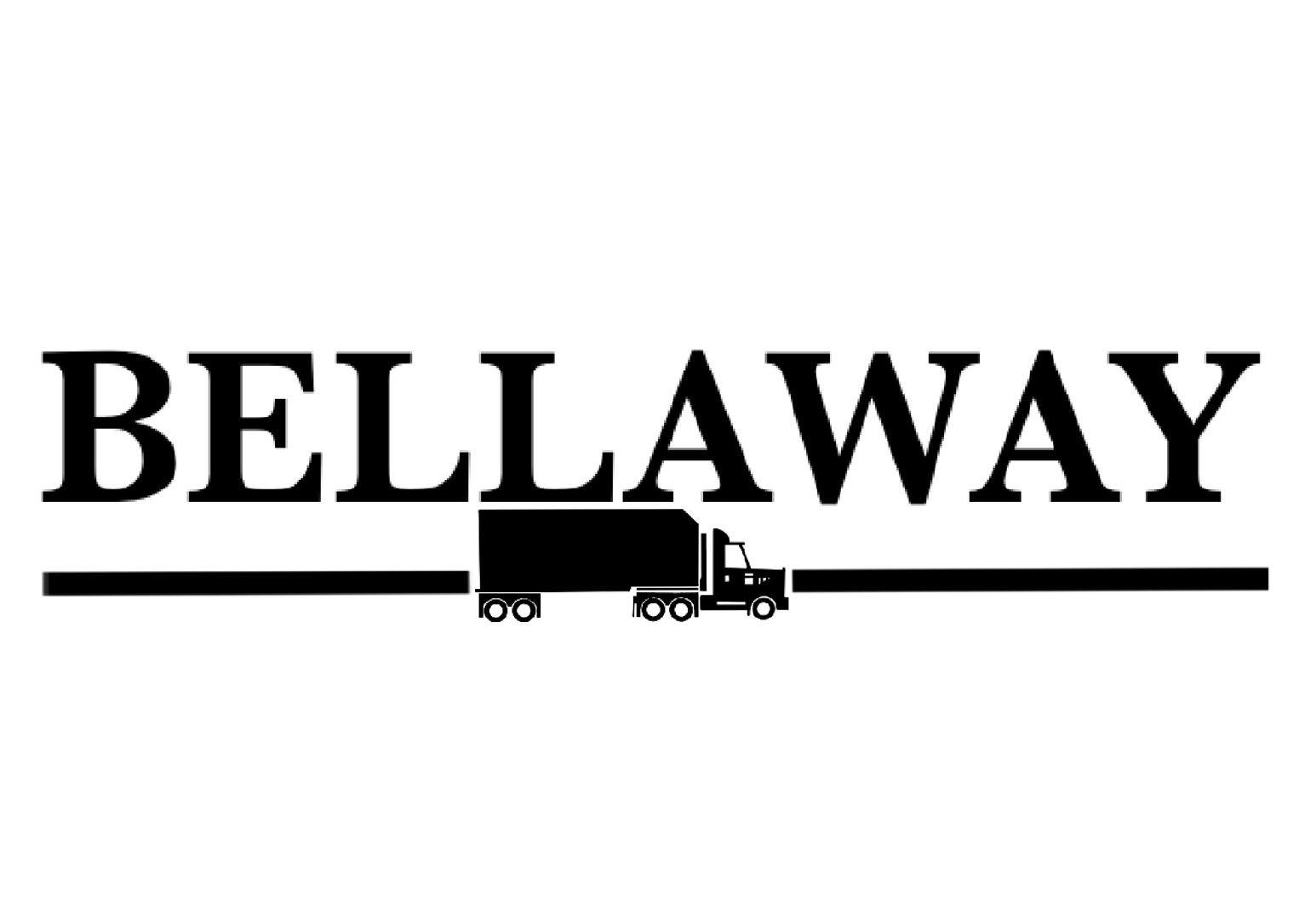 Logo of Bellaway featuring a silhouette of a truck beneath the company name.