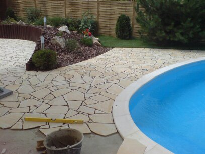 Terasz burkolás referencia