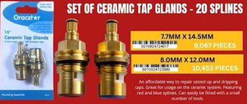 Ceramic Tap Glands