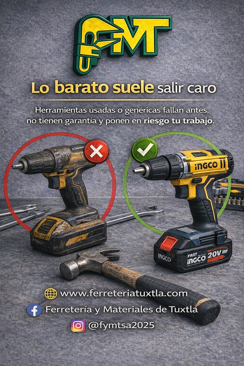 Herramientas y productos - Ferretería Tuxtla