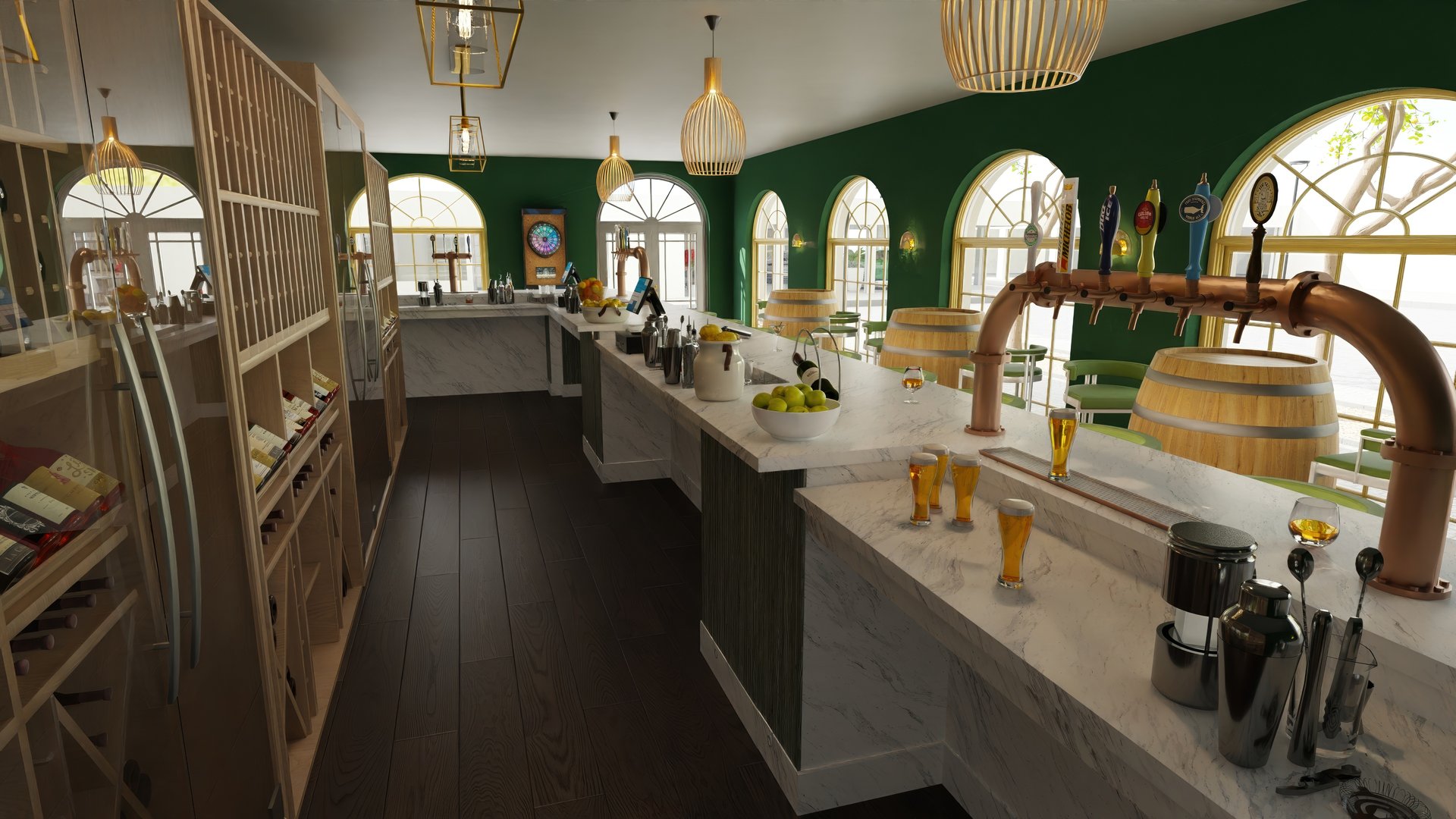 3D Visualisierung moderne Küche - 3D Design Thüringen