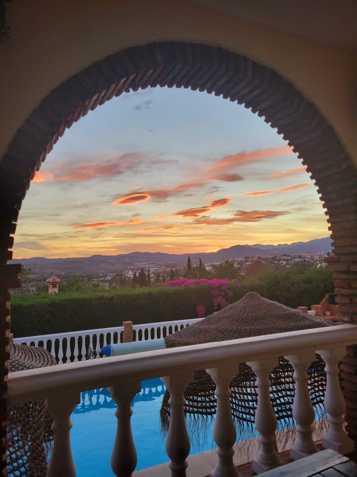 Luxury Villa at Night in Mijas