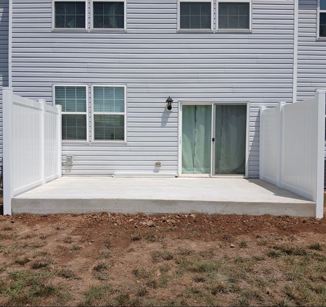 After concrete masonry work