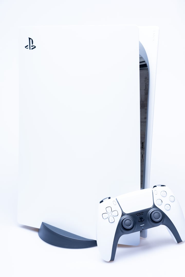 Kuala Lumpur, Malaysia - May 2021. Playstation 5, the next generation gaming console from Sony