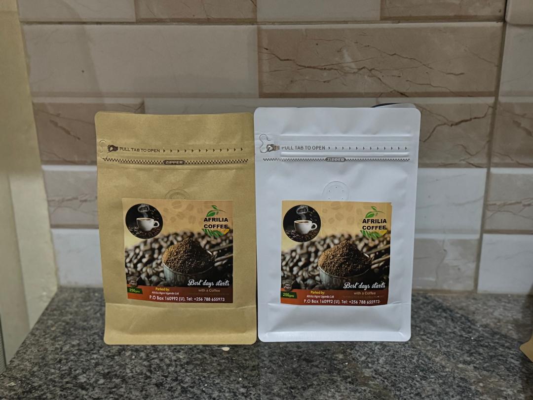 Afrilia Coffee Powder packaged product