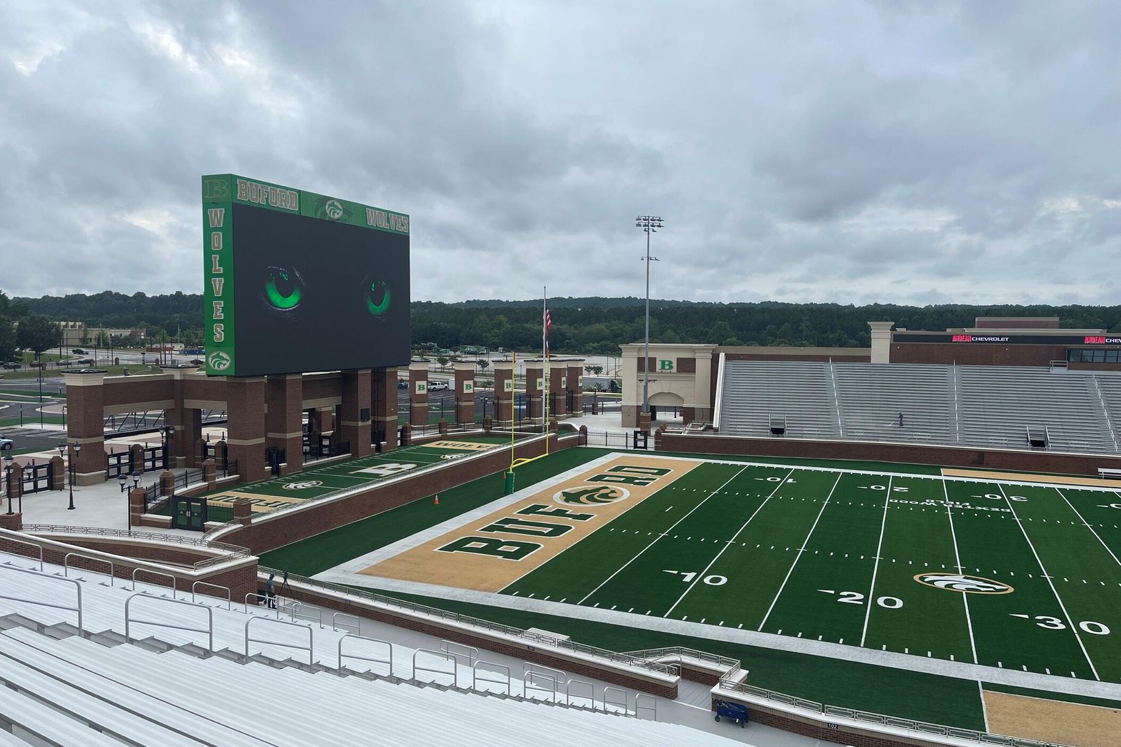 Buford scorecard showing academic excellence and school district achievements