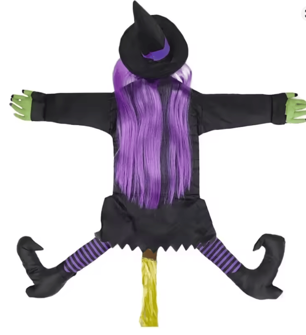 Outdoor Witch Tree Decoration
