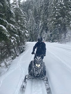 Snowmobile adventure