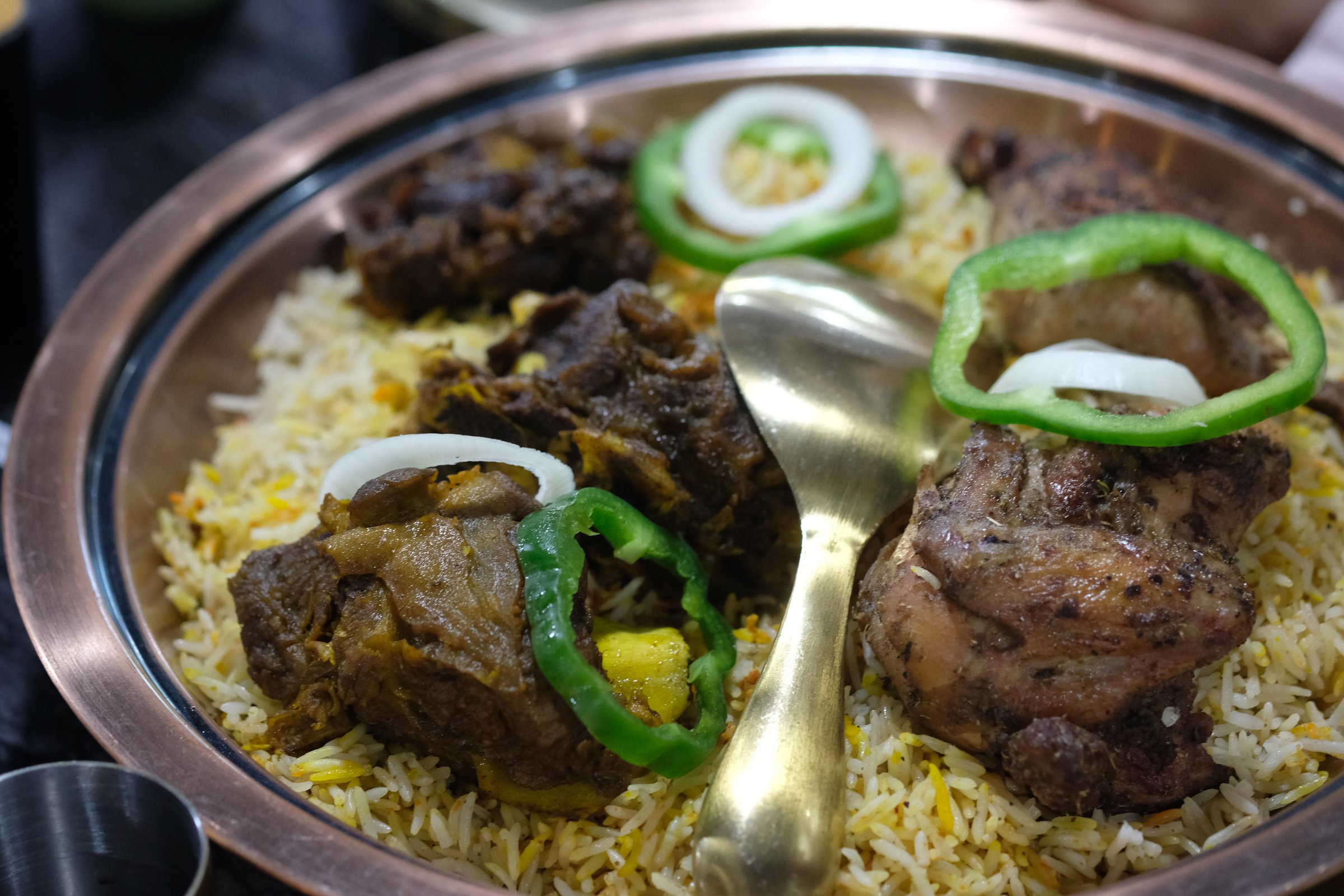 Nasi mandi or Mandi rice is a traditional dish that originates from the southern Arabian Peninsula and then spread to Indonesia brought by the Hadhrami people