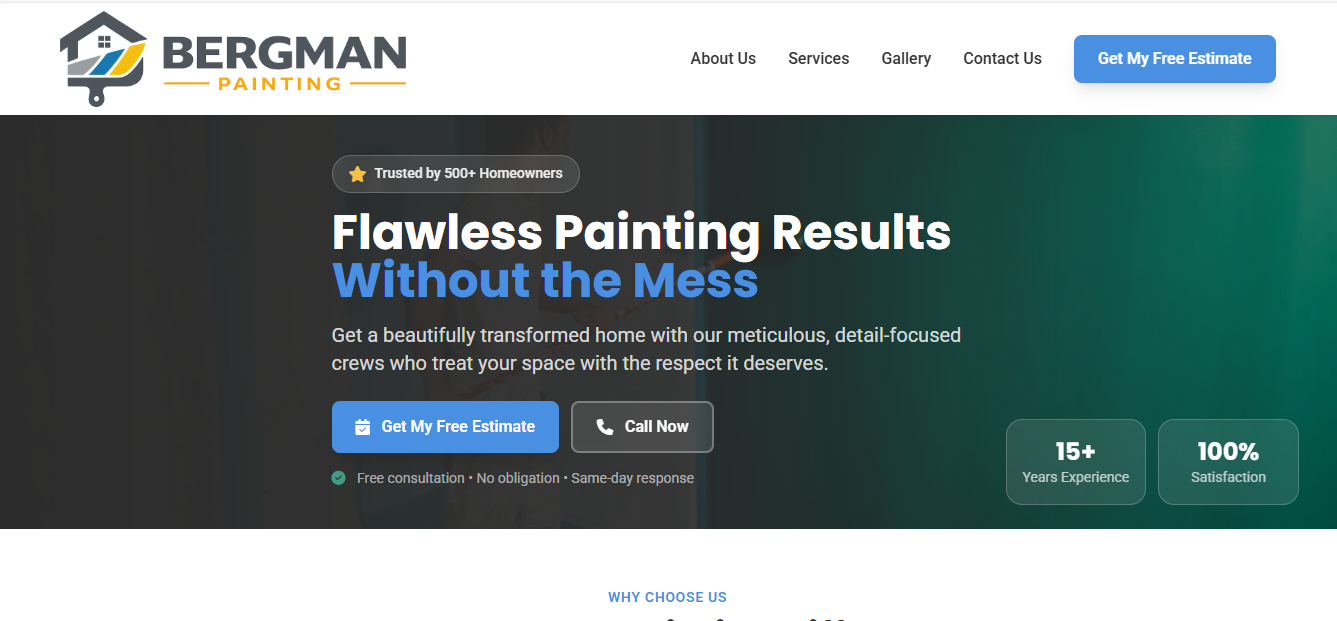 Elite Auto Repair Website