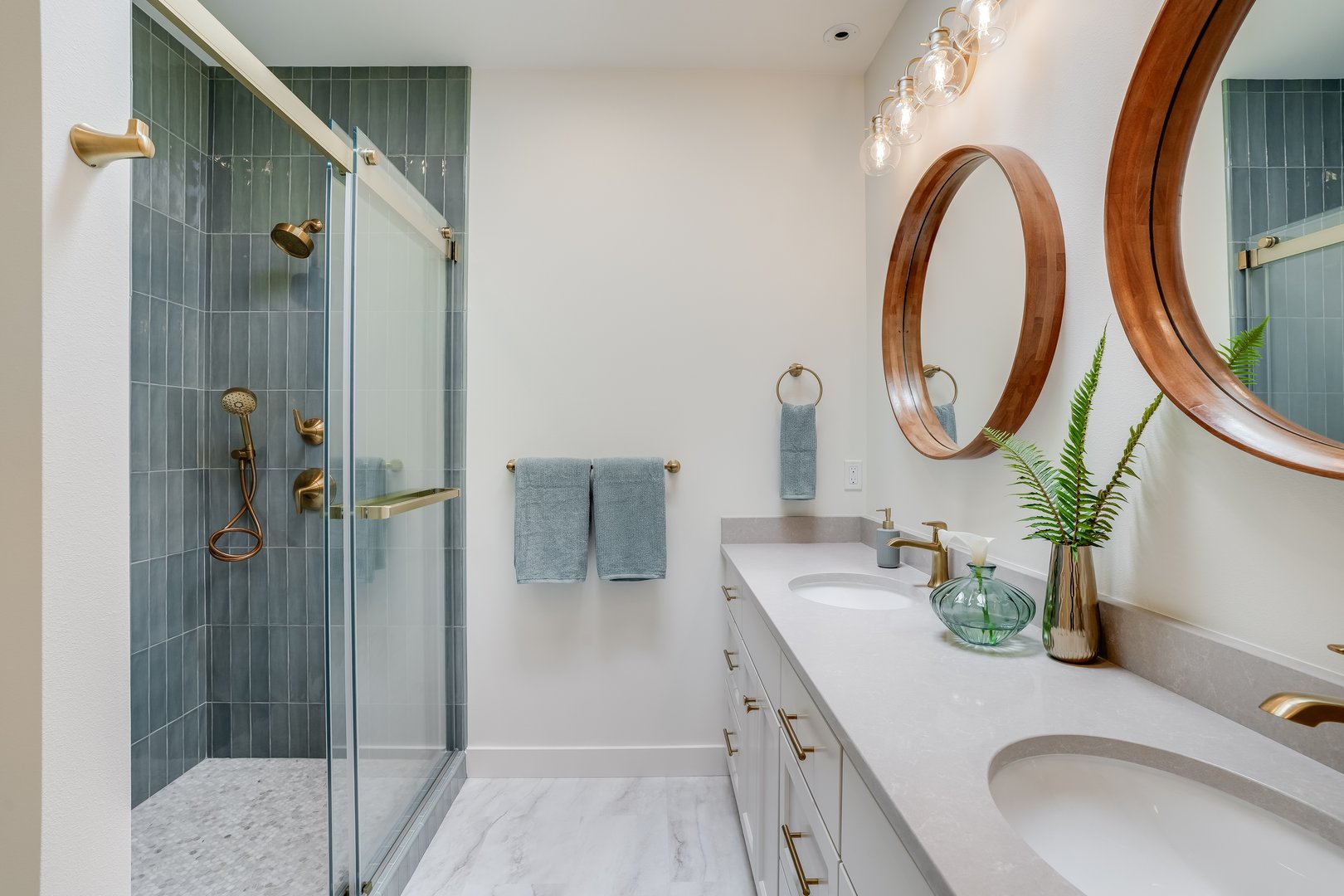 Interior shot of completed house project