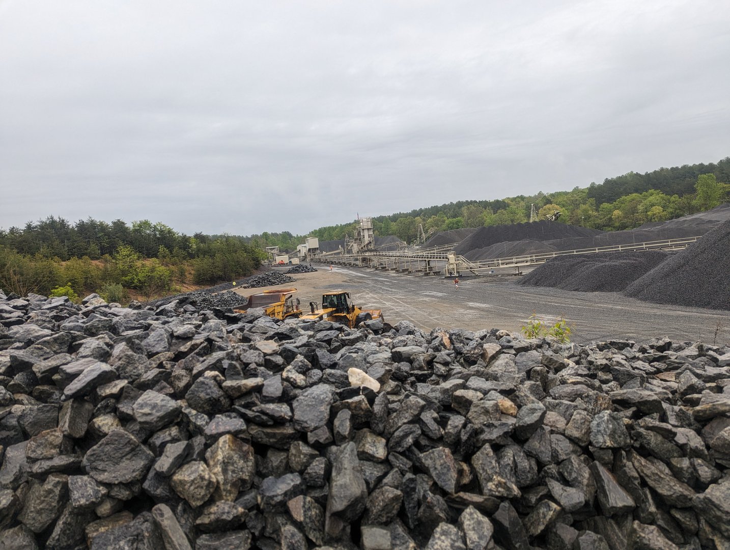 One of the Luckstone quarries in central Virginia.