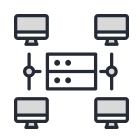 Network Infrastructure Service Icon